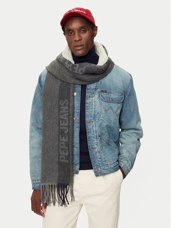 

Шарф Pepe Jeans, серый