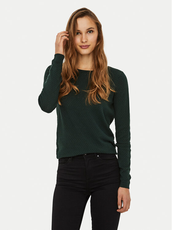 

Свитер regular fit Care 10136644 Vero Moda, зелёный