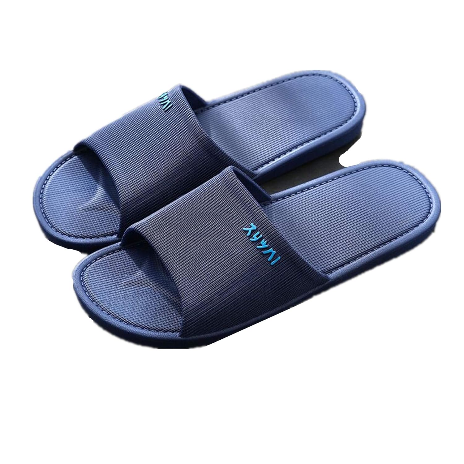 

Shower Slipper, Women/Men's Slippers,Bathroom Non-Slip Slippers, Pool Slides Open Toe, Shower Shoes, Toilet Slippers, Indoor Home House Сандалии (11-12 Women/10-11 Men, Navy blue) Tiger007, синий