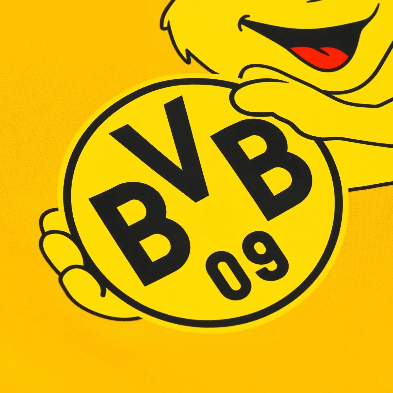 Футболка детская с логотипом BVB, желтый — фото 4