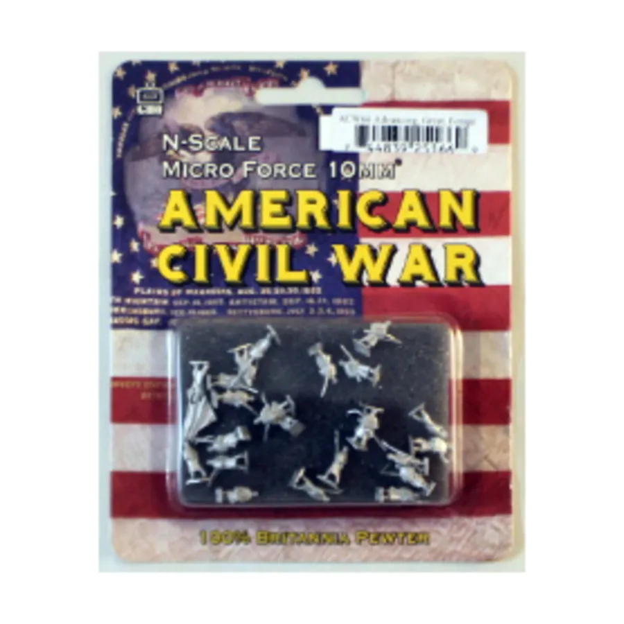 

Наступающая пехота в шинелях и фуражках (США), Micro Force American Civil War Figures - Infantry (10mm)