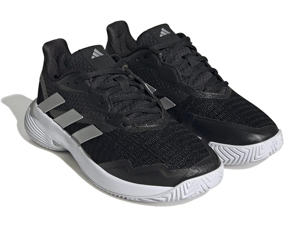 

Кроссовки Adidas Court Jam Control, цвет Core Black/Silver Metallic/Footwear White