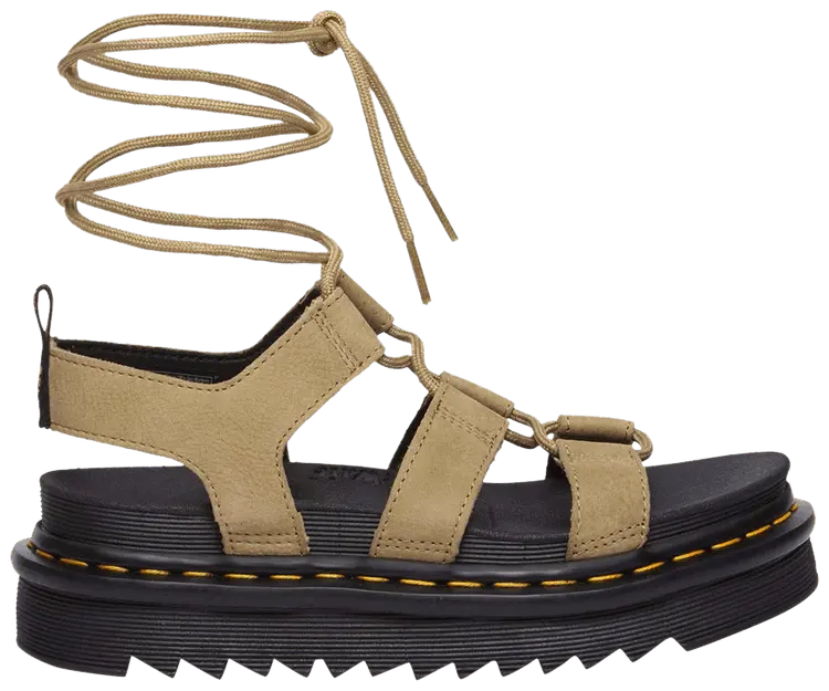 Сандалии Dr. Martens Wmns Nartilla Tumbled Leather Gladiator Sandal 'Savannah Tan', загар