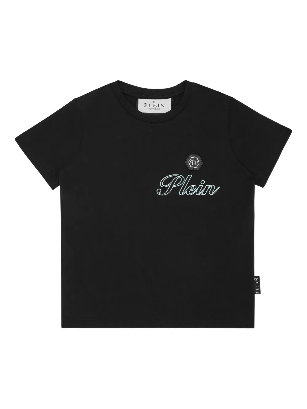 

Хлопковая футболка Philipp Plein, черный