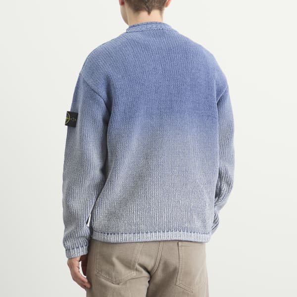 Stone Island Свитер из синели с градиентным переходом цвета — фото 3