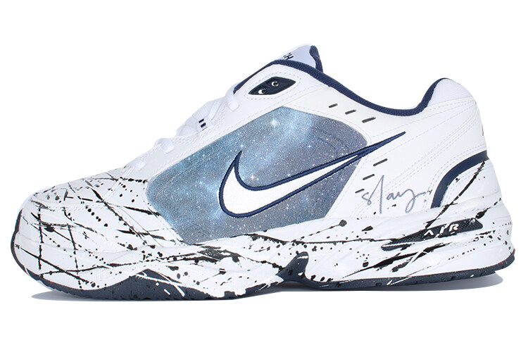 

Кроссовки Nike Air Monarch 4 Chunky Sneakers Unisex Low-Top Blue White, белый