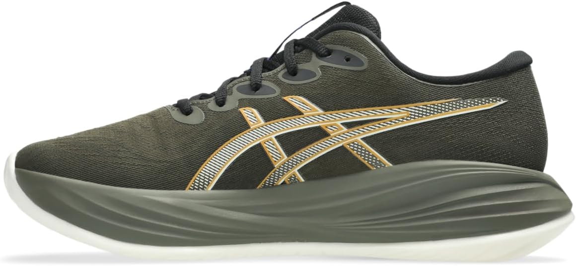 Мужские кроссовки для бега ASICS Gel-Cumulus 27, зеленый/коричневый — фото 4