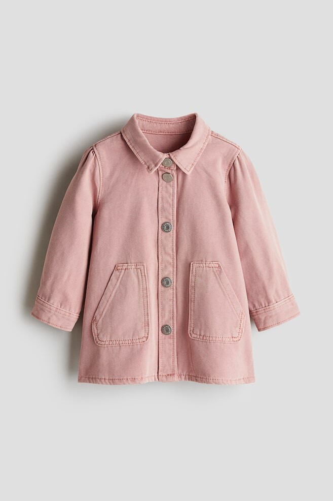 

Платье-Блузка из денима H&M, розовый