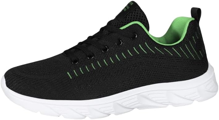 

Мужские модные кроссовки HoaloX с плетеной дышащей тканью, удобные, противоскользящие и прочные, для активного отдыха мужчин, зеленый