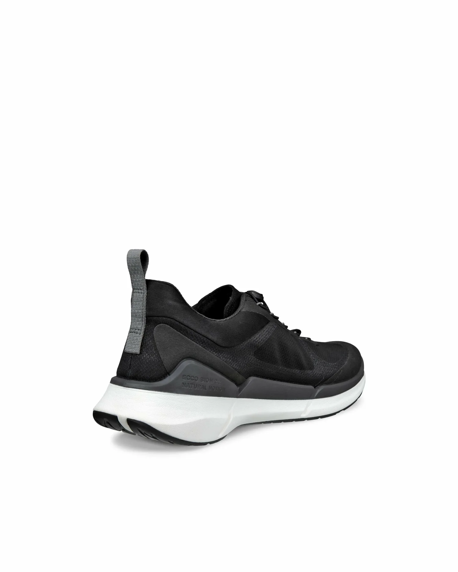 Мужские спортивные кроссовки ECCO Biom 2.2 из натуральной кожи для отдыха, BLACK / BLACK / STEEL — фото 3