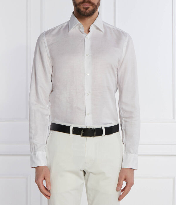 

Льняная рубашка c-hal-kent-c3-223 Casual fit Boss, белый
