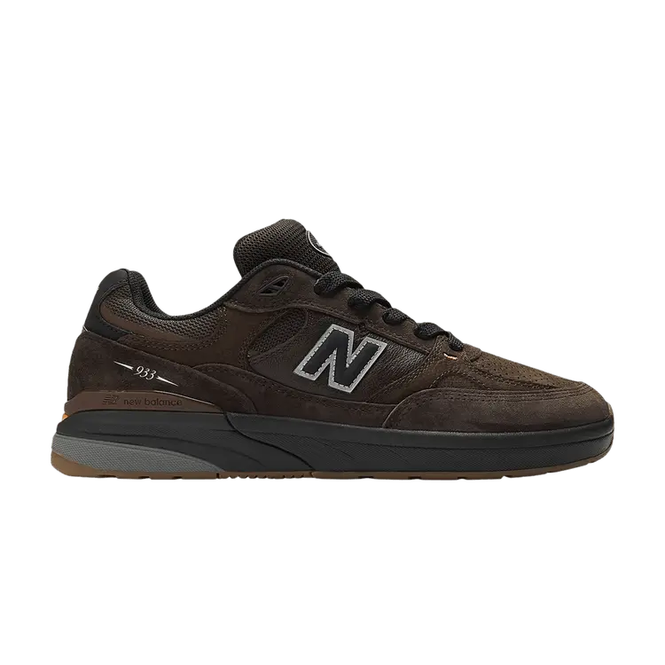 

Кеды New Balance Andrew Reynolds x Numeric 933 'Brown Black', коричневый