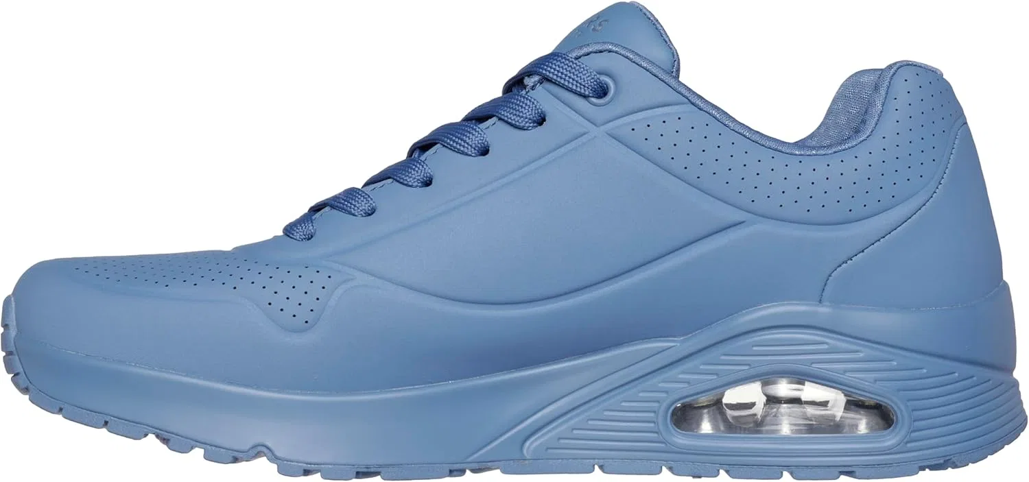 Кроссовки Skechers Herren UNO Stand On Air, Denim Durabuck Mesh — фото 4