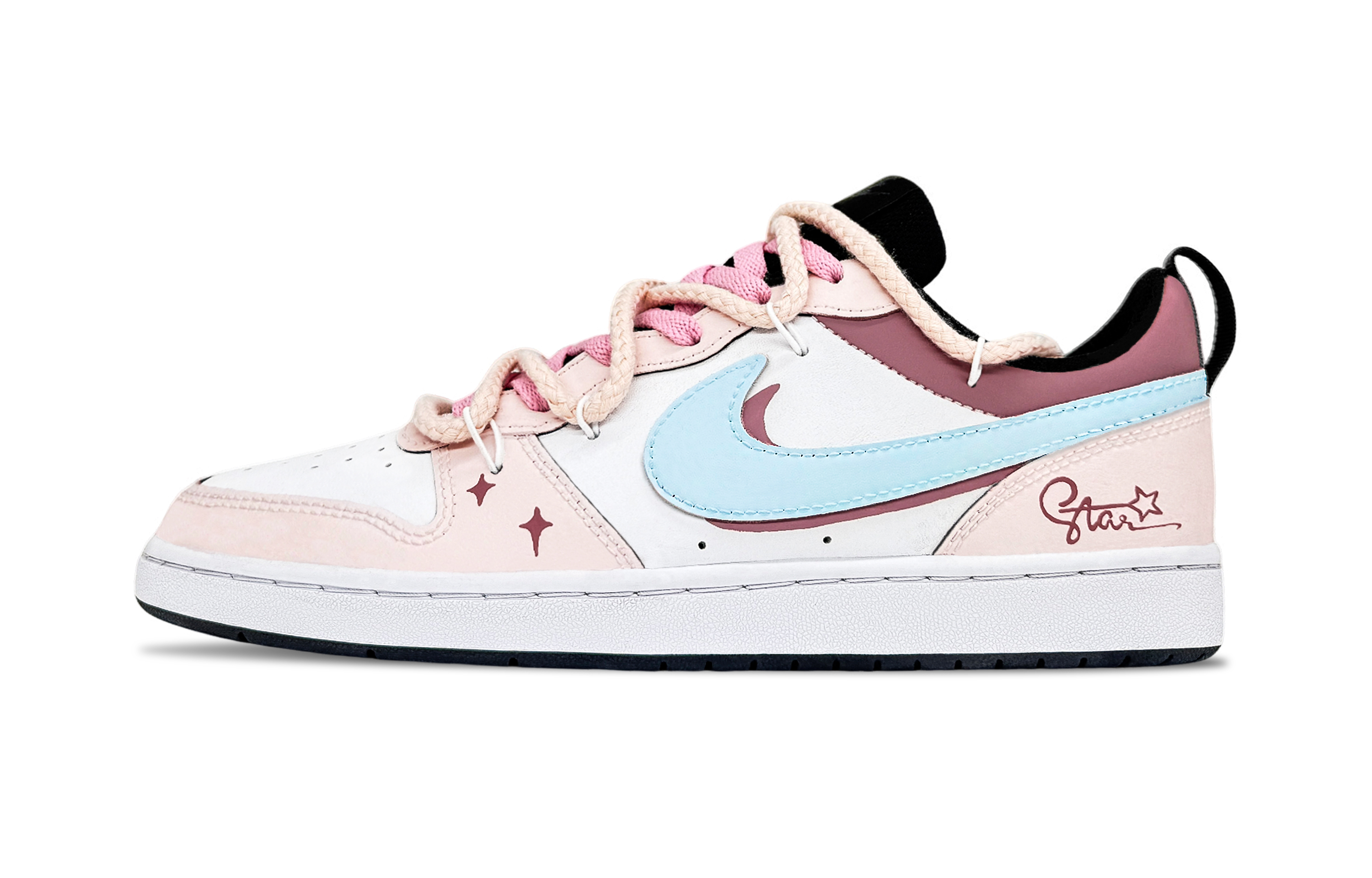 

Детские скейтерские кроссовки Court Borough для младших школьников Nike, синий