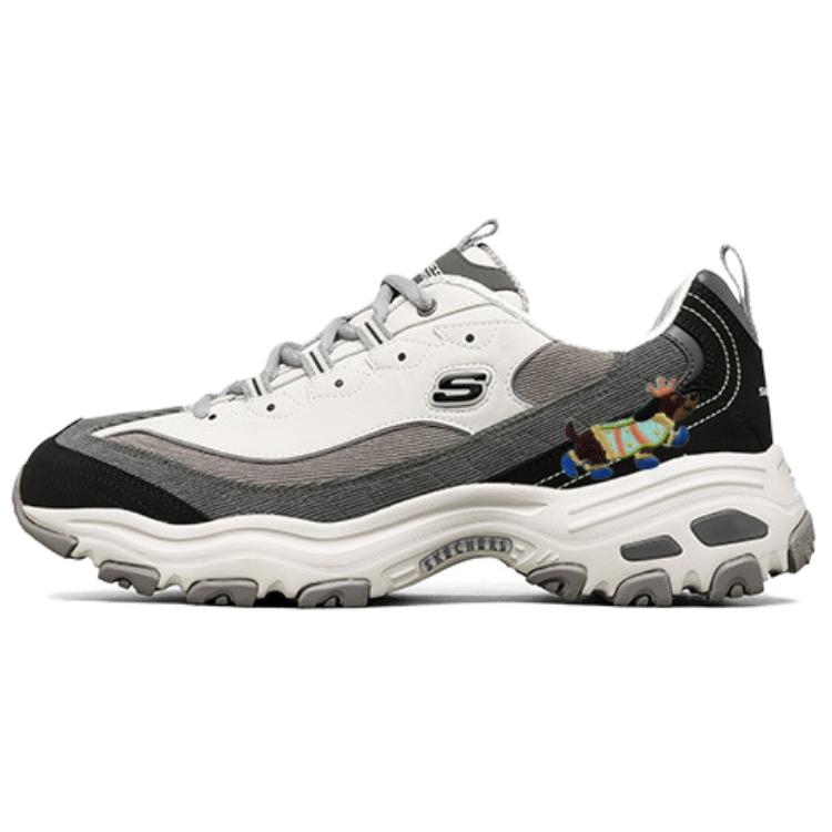 

Skechers Кроссовки D'Lites Low Top Chunky мужские, черно-серые