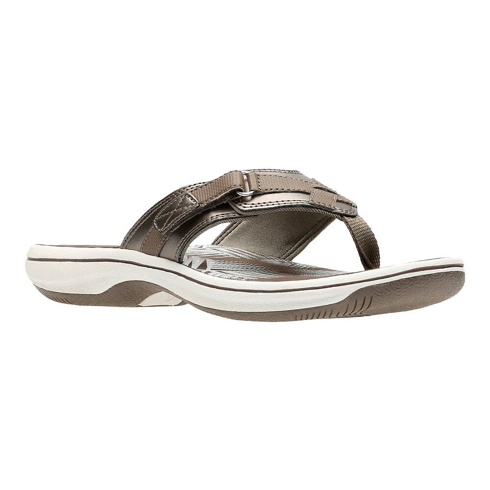 

Женские шлепанцы Clarks Breeze Sea Cloudstepper, цвет Pewter