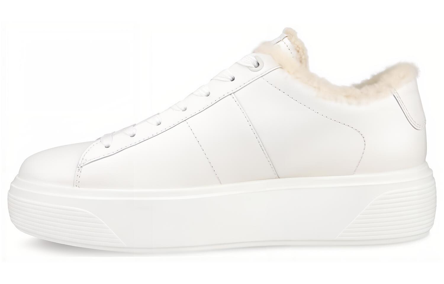 

Кроссовки ecco Skateboarding Shoes Women's Low-top White, белый