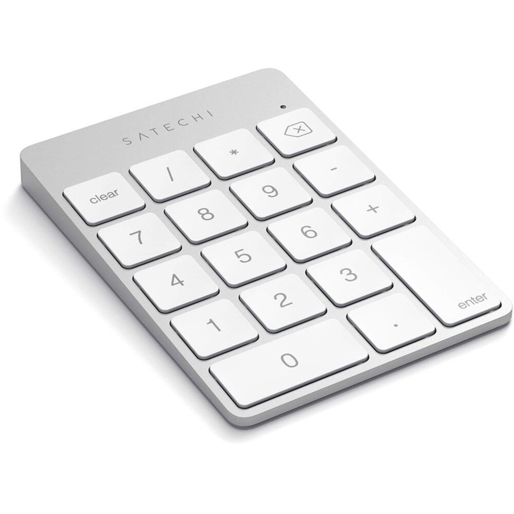 

Тонкая беспроводная Bluetooth-клавиатура Satechi (серебристая)