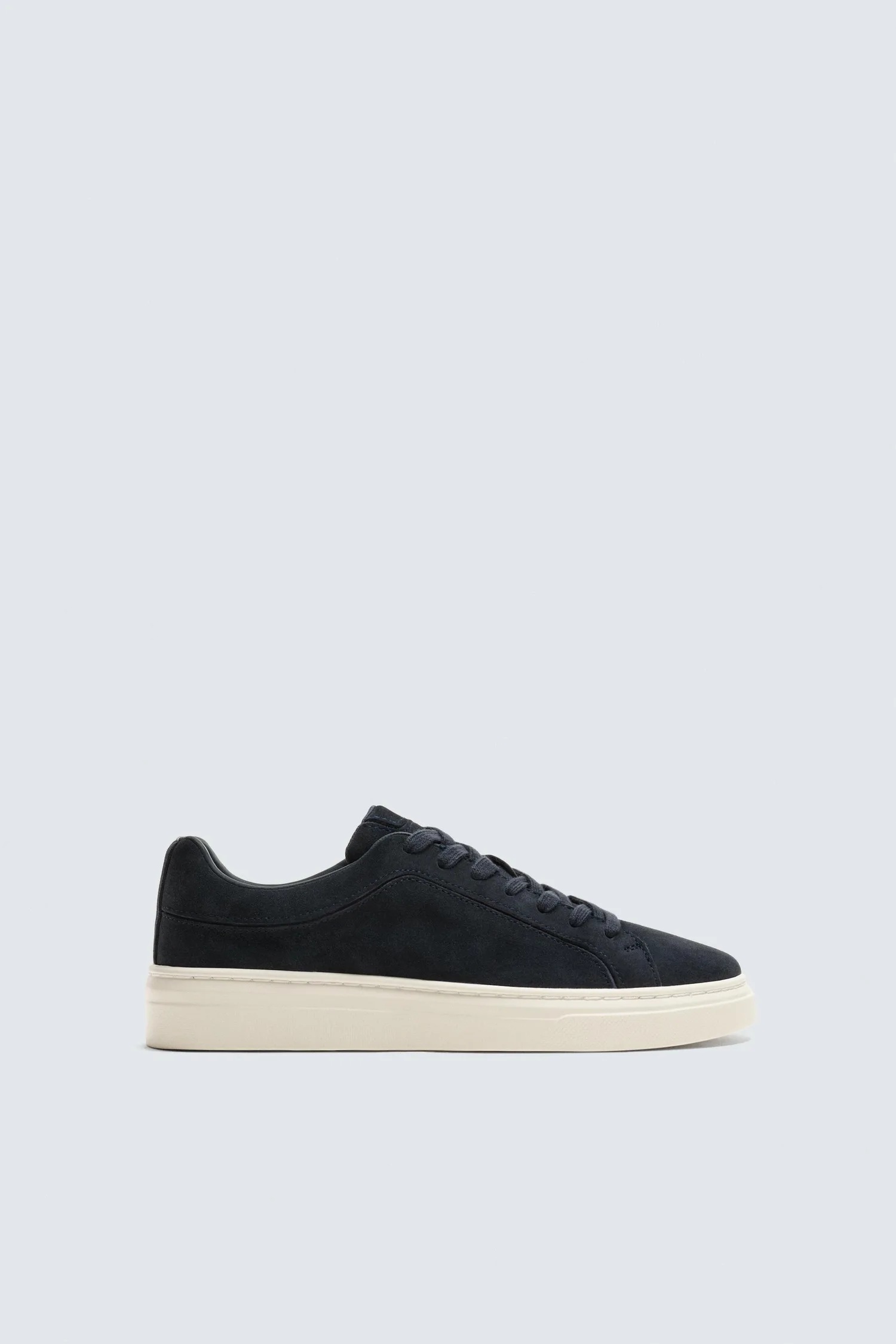 Кожаные кроссовки Zara, синий