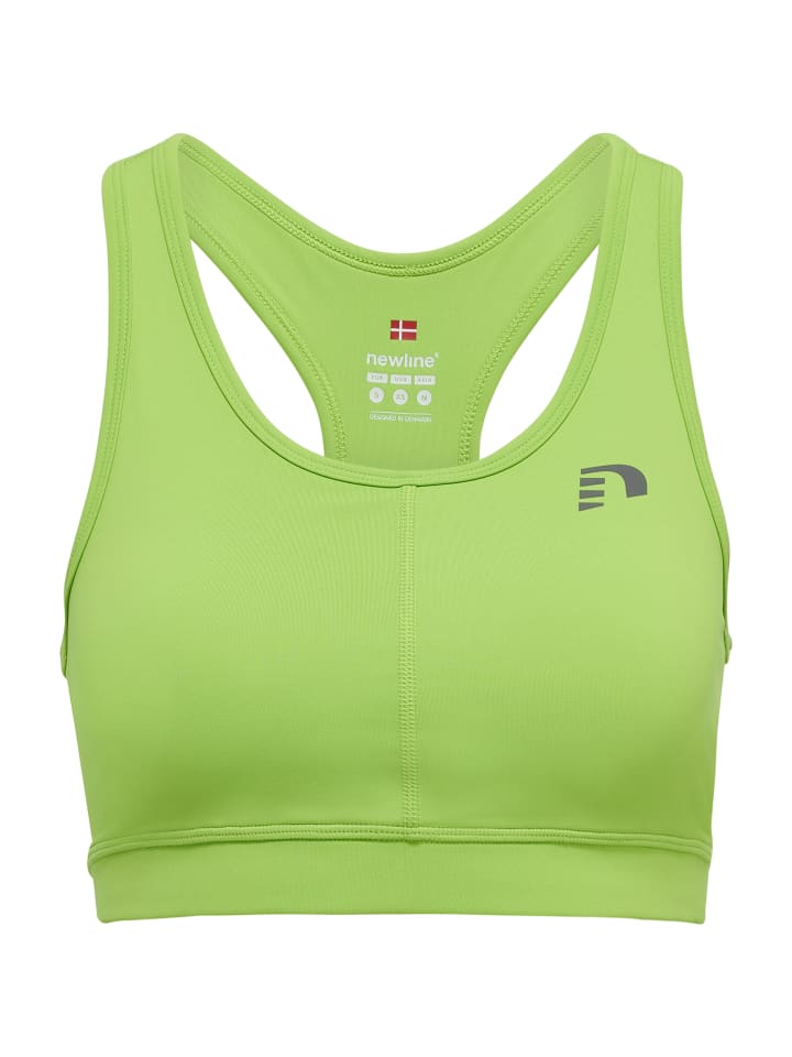 

Топ Newline Ringerrücken Women Core Laufen Damen, цвет green flash