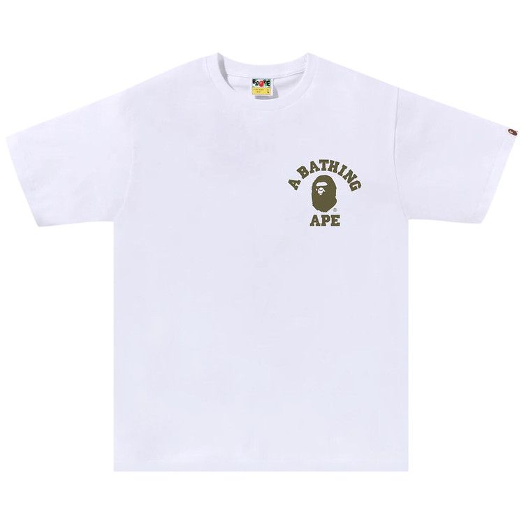 

Футболка BAPE 1st Camo College ATS Tee, White