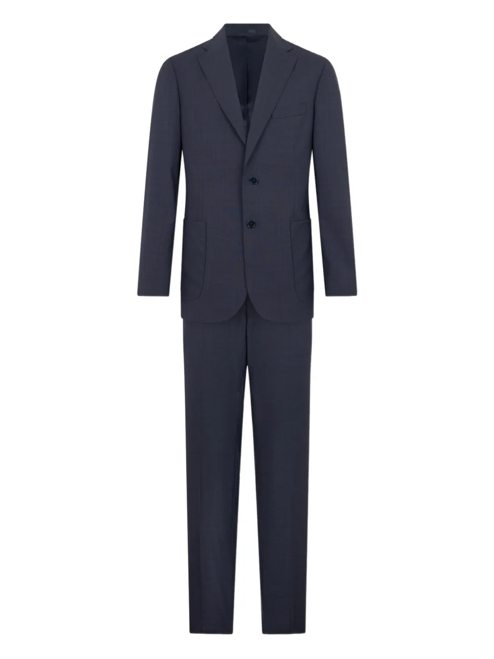 

Костюм из шерсти в клетку Brooks Brothers, синий