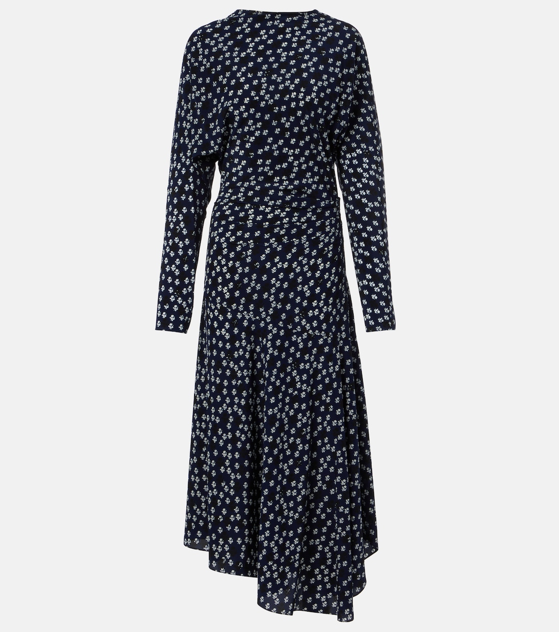 

Платье макси с цветочным принтом Alina Proenza Schouler, Navy Multi