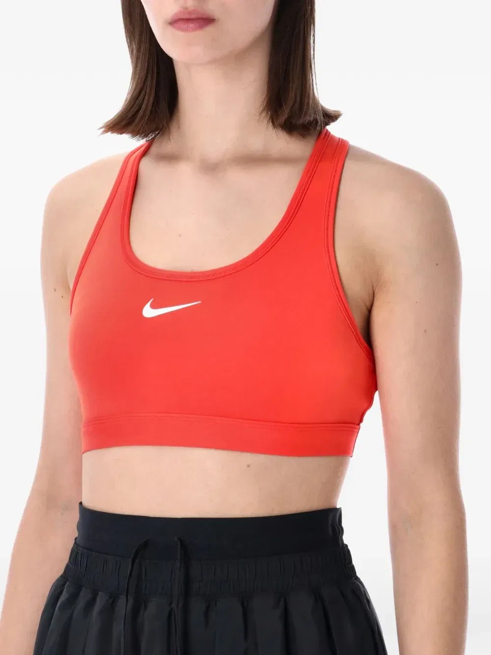 Спортивный бюстгальтер Swoosh Nike, красный — фото 3
