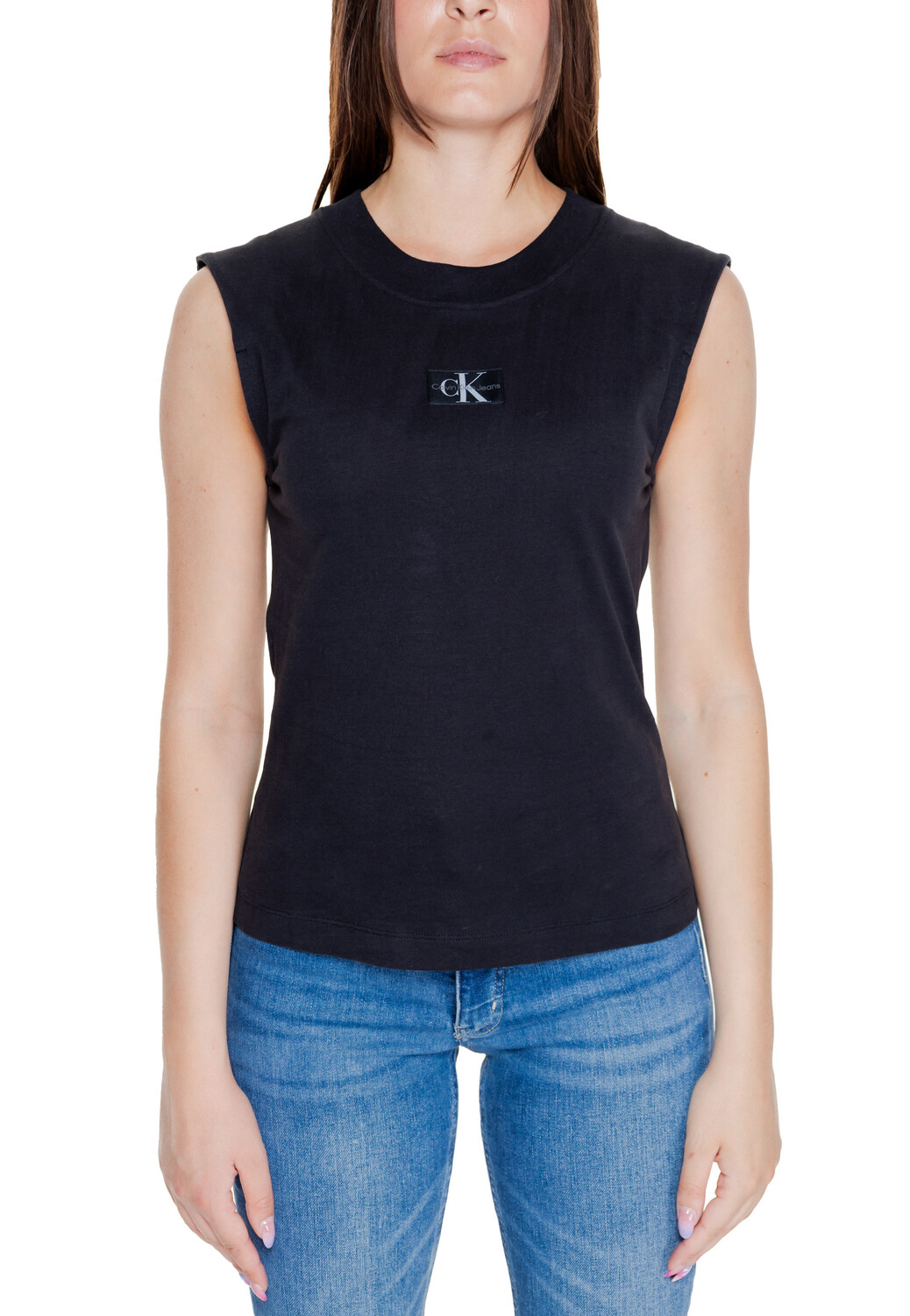 

Футболка женская Calvin Klein Jeans без рукавов, черный