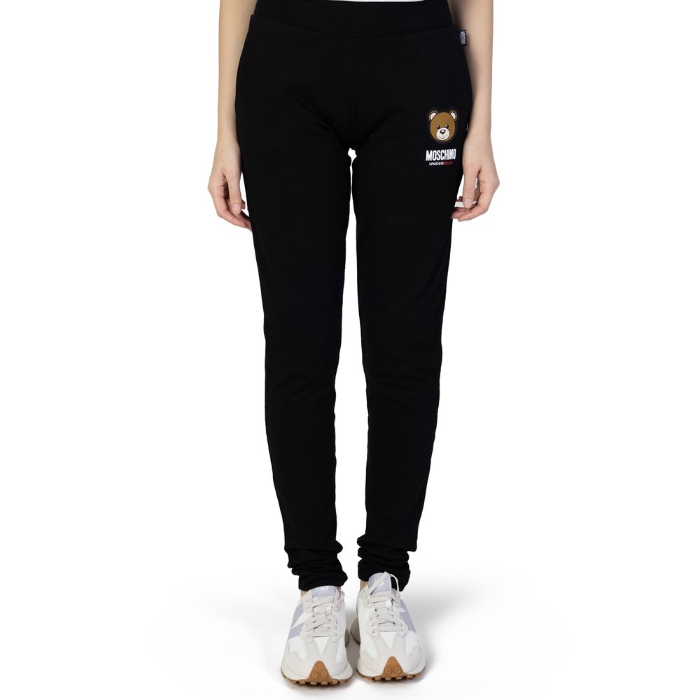 

Черные хлопковые джинсы и брюки Moschino