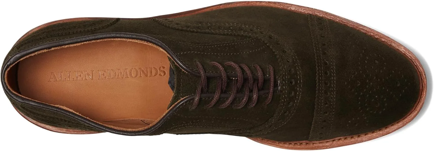 Туфли Allen Edmonds Strandmok с каплевидным носком и перфорацией, зеленый — фото 2