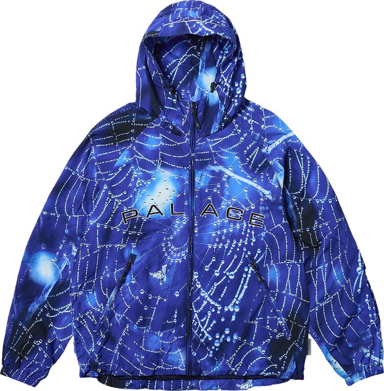 

Куртка Palace Arc Shell Hooded 'Spider Web Blue', синий