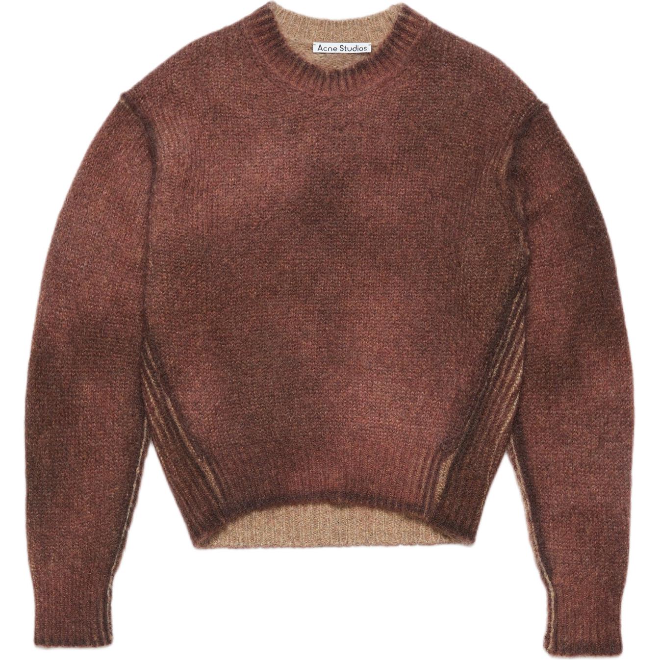 

Вязаный джемпер с напылением Acne Studios, Rusty Red