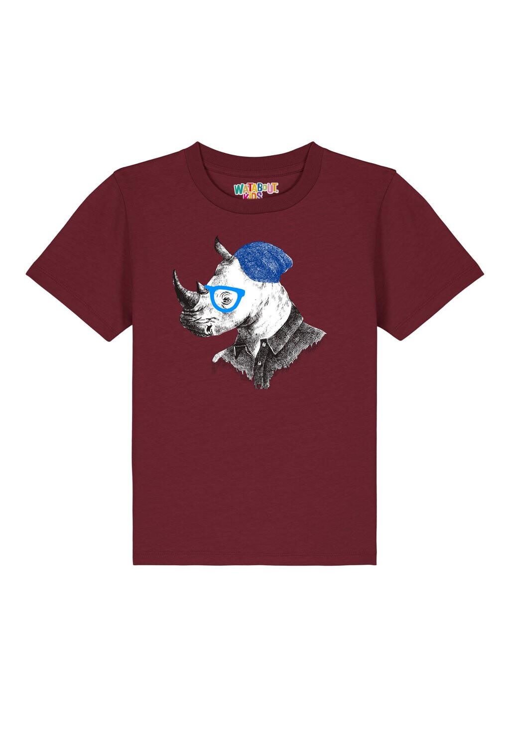 

Футболка с принтом NASHORN Watapparel, цвет burgundy