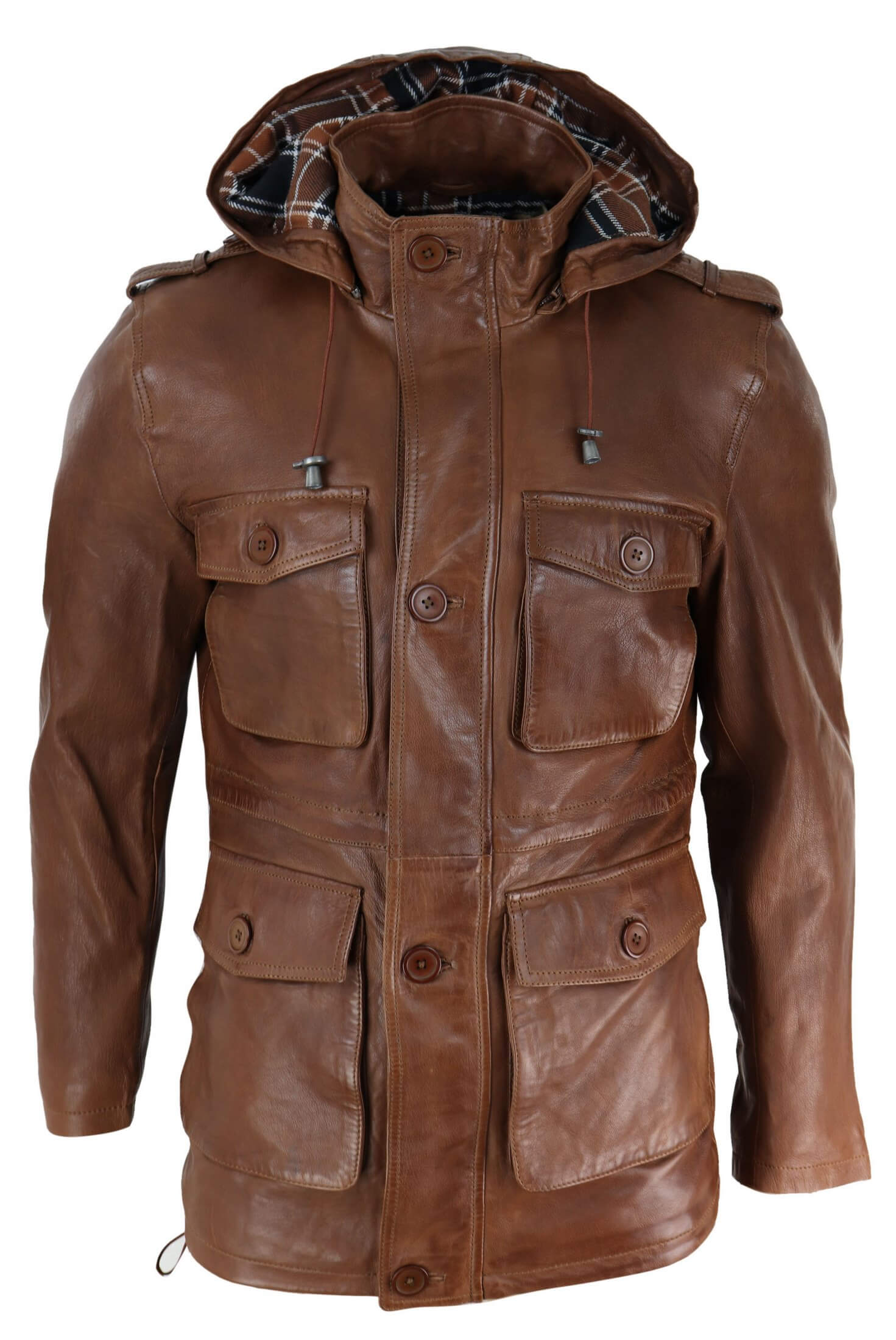 

Пальто-дафлкот Safari со съемным капюшоном TruClothing, цвет tan