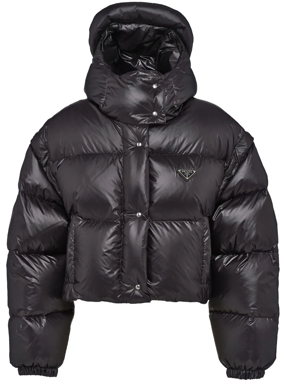 

Пуховик Re-Nylon Prada, черный