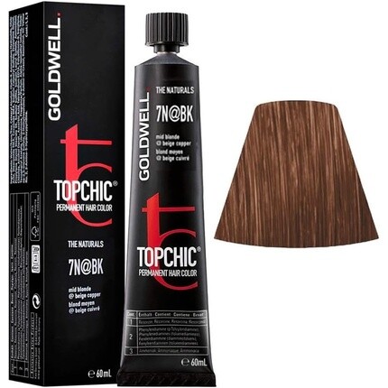 

7N@BK Mid Blonde Beige Copper Topchic The Naturals tb 60мл Goldwell