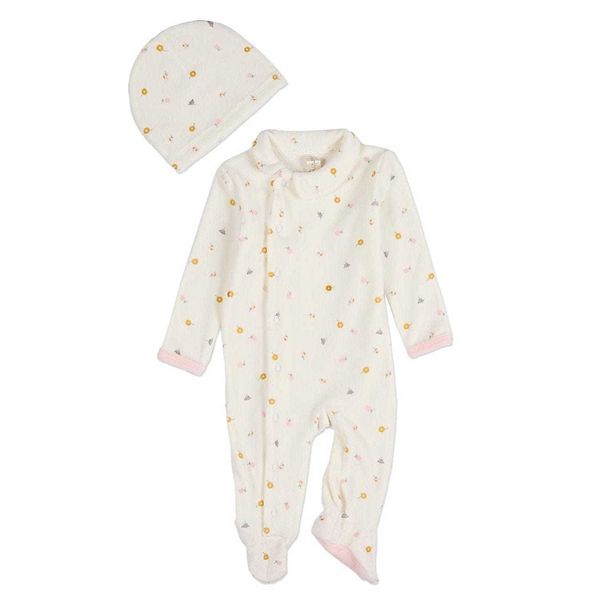 

Комплект из 2 предметов для девочек "lily of the valley" из велюра с хлопком Memoi