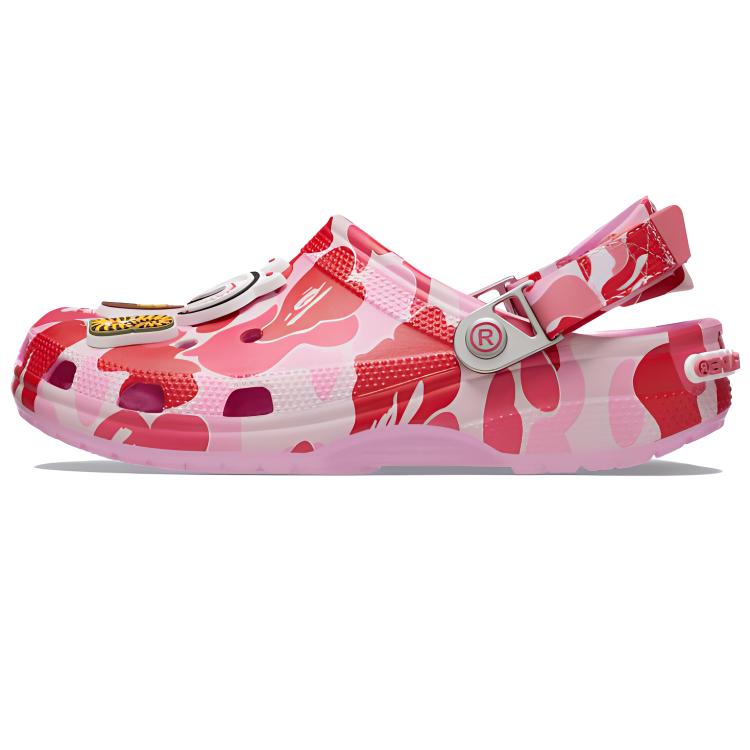 Crocs Классические сабо Bathing Ape Abc Camo Pink