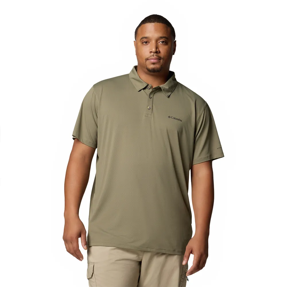 

Поло с коротким рукавом Columbia Tech Trail Utility Plus Size, зеленый