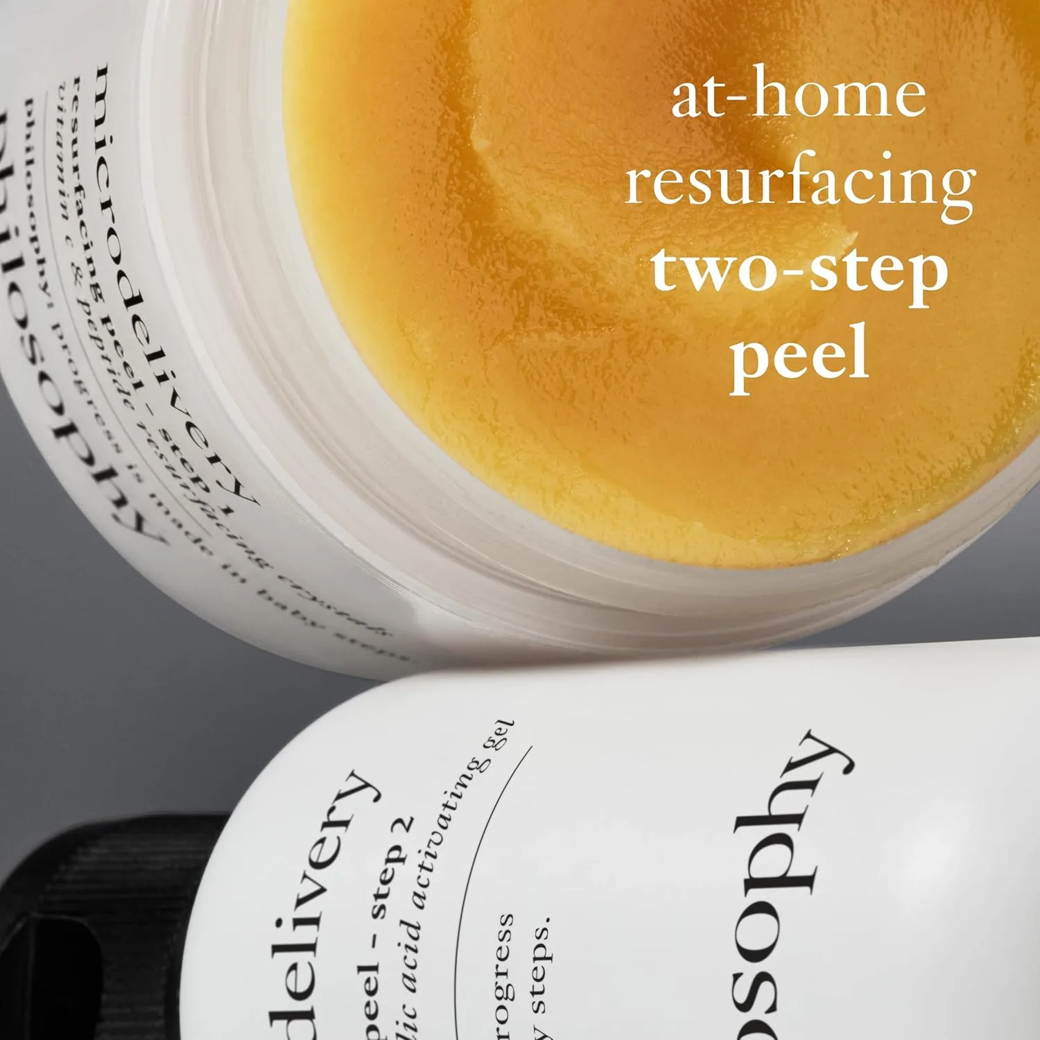 Набор Philosophy — Microdelivery vitamin c resurfacing peel kit с молочной кислотой и маслом семян подсолнечника - двухэтапное средство для — фото 3