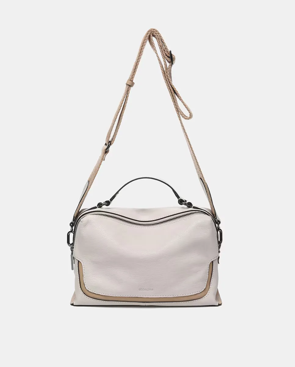 

Сумка Bandolera Oceans Diary из бежевой кожи Abbacino, бежевый