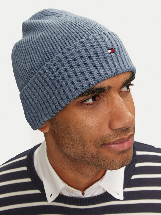 

Зимняя шапка Tommy Hilfiger Flag AM0AM12796, синий