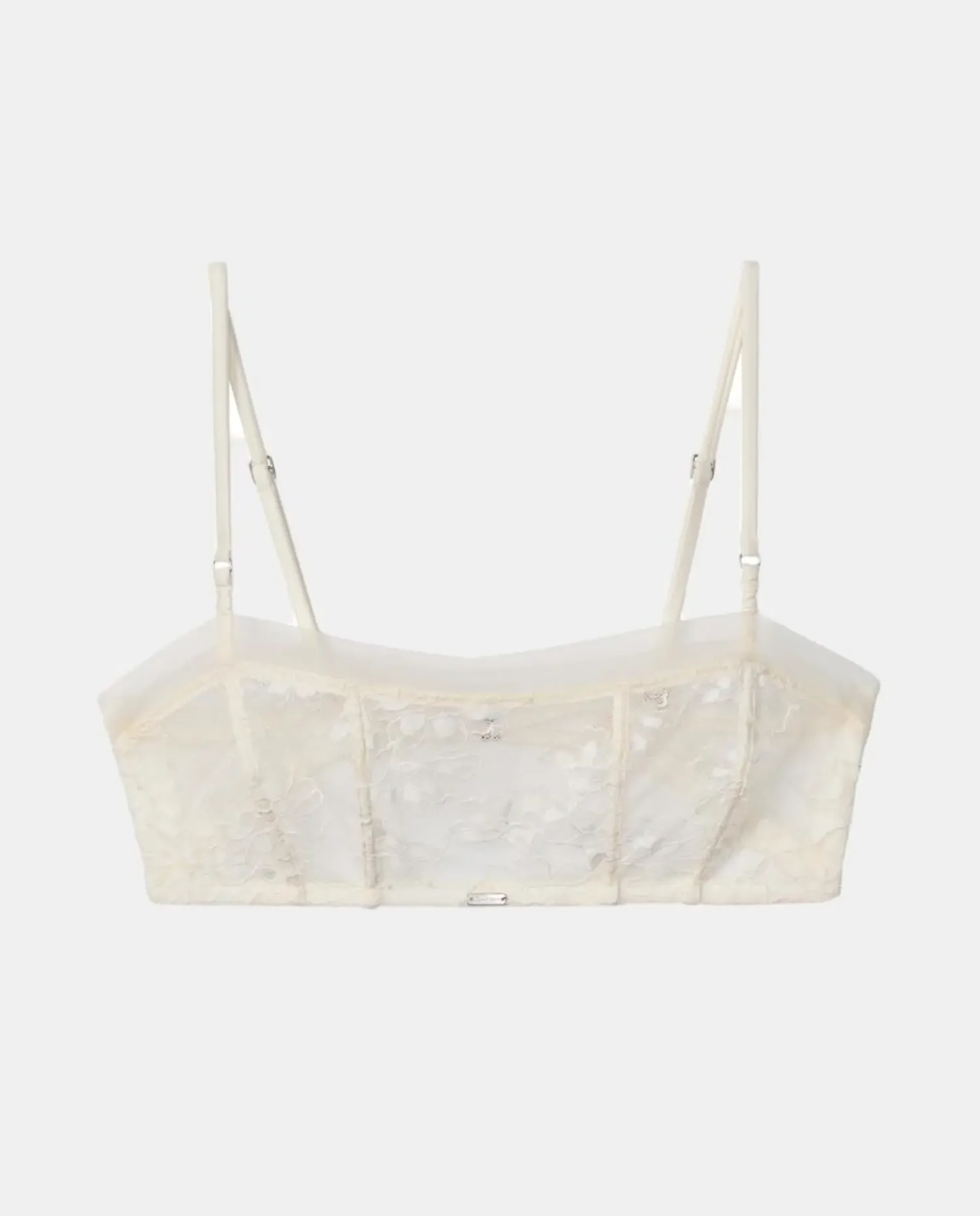 Бюстгальтер-бандо без формовки CK BLACK BRIDAL Calvin Klein, белый — фото 4