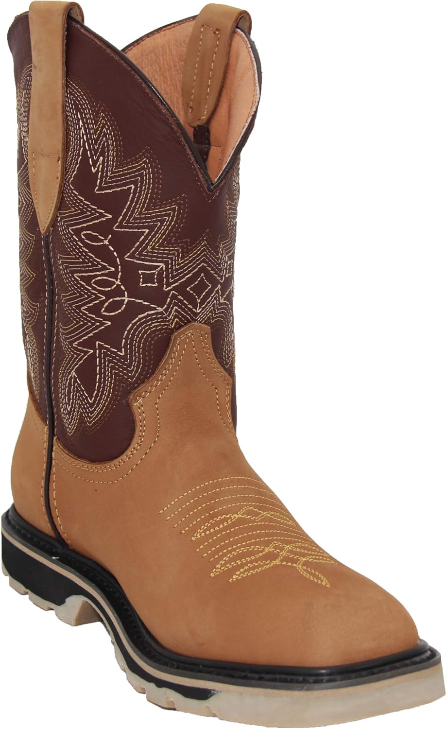 

Мужские кожаные западные рабочие ботинки с квадратным носком Generic