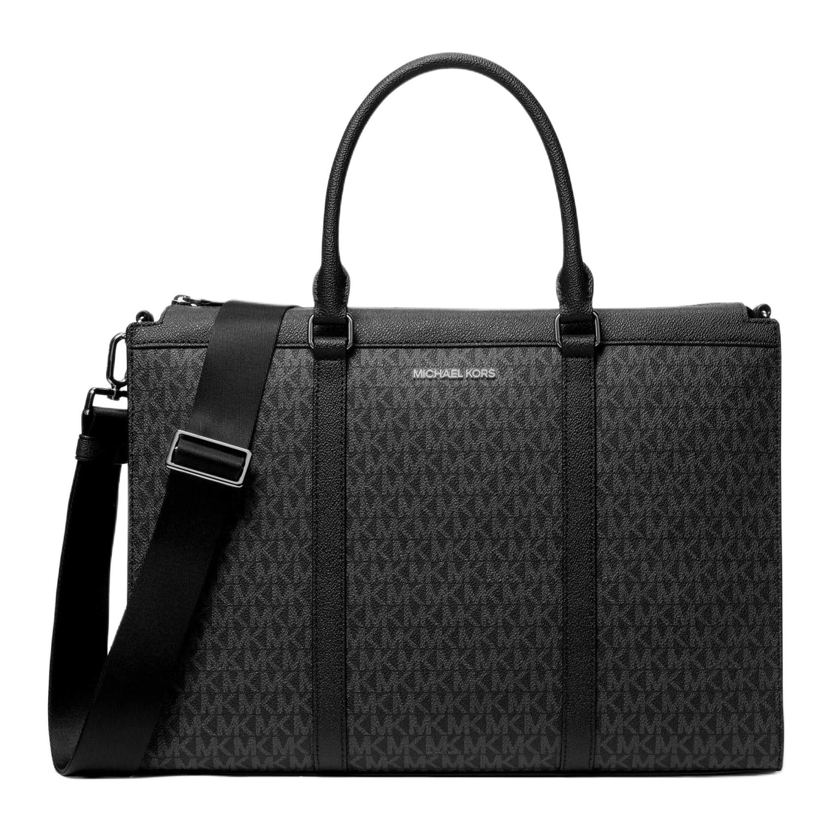 

Кожаный портфель Cooper Regular мужской черный MICHAEL KORS, Set (Bag+Dust Bag)