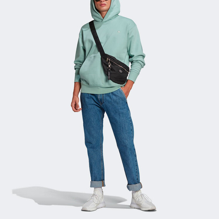 Толстовка Urban Classics мужская светло-зеленая Adidas Originals, светло-зеленый — фото 2