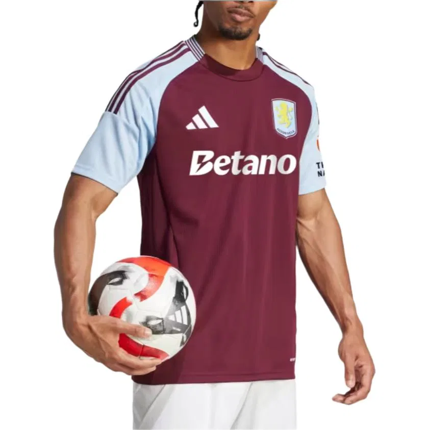 Футболка Aston Villa Fc 24/25 Home Jersey Adidas, Burgundy — фото 3