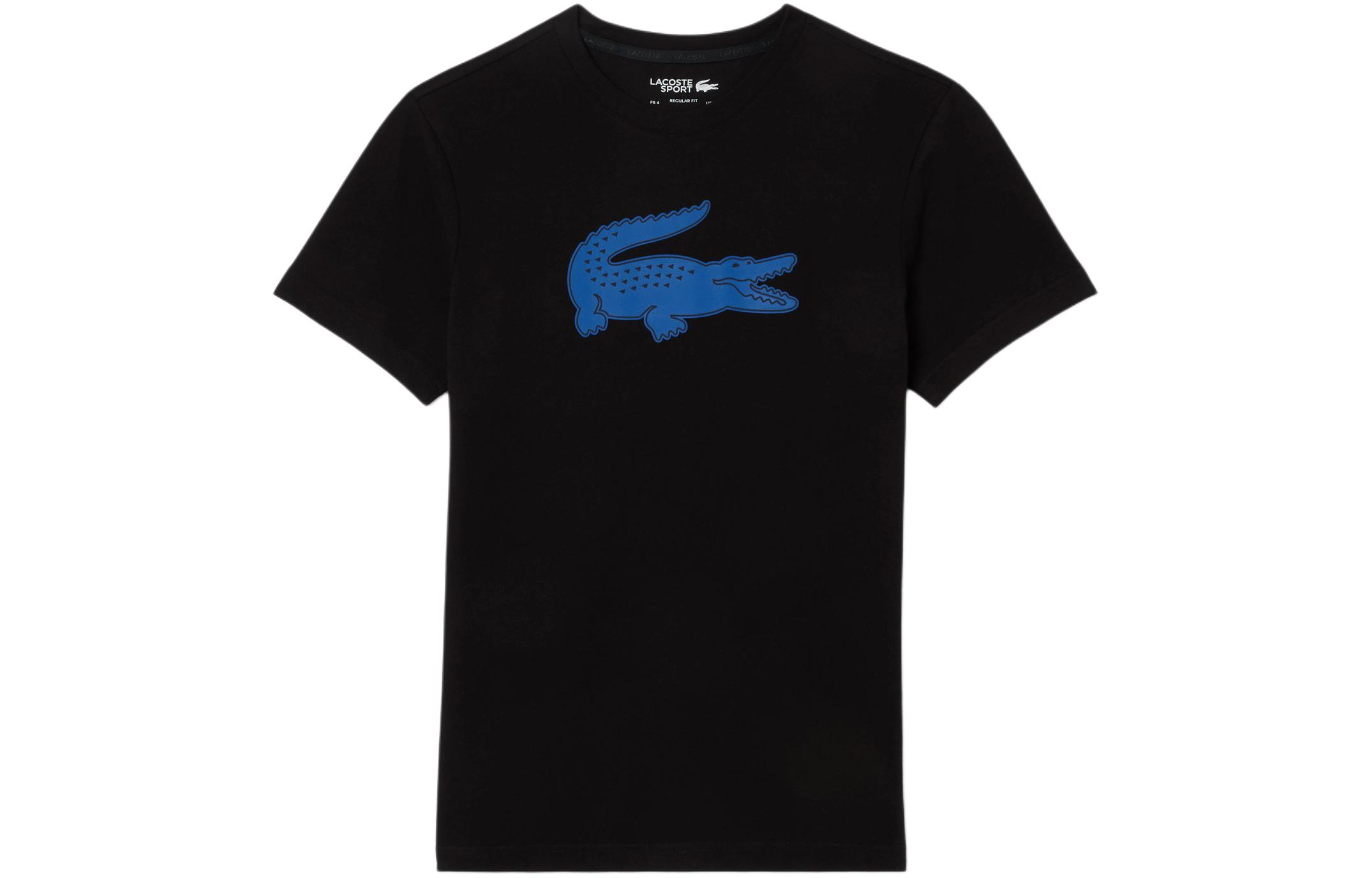 

LACOSTE Мужская футболка, цвет Black/Blue