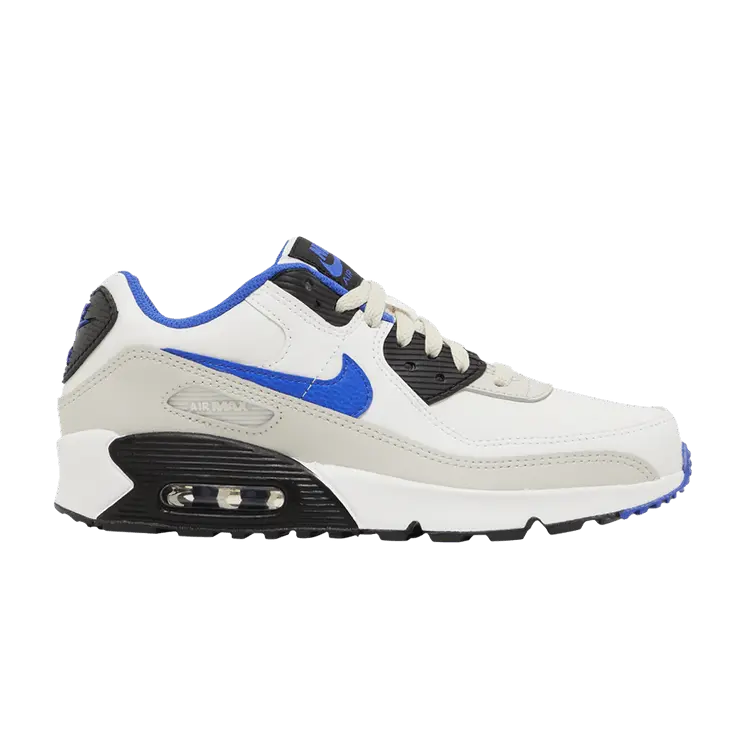 

Кроссовки Nike Air Max 90 Leather GS 'Summit White Racer Blue', белый